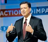  ?? SUSAN WALSH/AP ?? Former FBI Director James Comey is scheduled to appear Thursday before the Senate intelligen­ce committee.