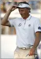  ?? DOUGLAS P. DEFELICE — GETTY IMAGES ?? Chubb Classic leader Bernhard Langer today seeks a record-tying 45th victory on the senior tour.