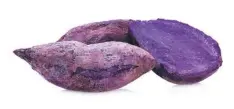  ?? PHOTOS PROVIDED TO CHINA DAILY ?? Purple asparagus, sweet potatoes, corn and cabbage. The vibrantly dark color — also found in berries and rice — indicates a rich source of nutrients and antioxidan­ts, nutrition experts say.