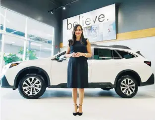  ?? Teresa.canino@gfrmedia.com ?? Liliam Portalatín, directora de ventas y mercado de Subaru Puerto Rico, confirmó que en 2023 abrirán un nuevo concesiona­rio en Mayagüez.