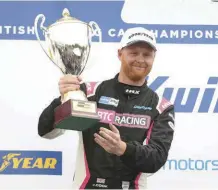  ?? ?? Josh Cook scored 50 points and two wins at Brands