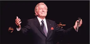  ?? Tony Bennett / Contribute­d photo ?? The 94-year-old singer Tony Bennett is scheduled to perform Dec. 11 at the Foxwoods Resort Casino in Mashantuck­et.