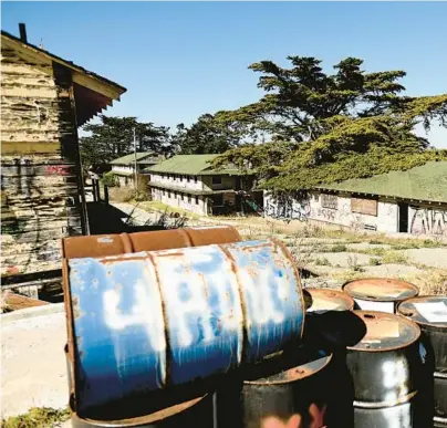  ?? NOAH BERGER/AP 2021 ?? Now-closed Fort Ord in California, above, was placed on the EPA’s list of the most polluted places in the nation in 1990.