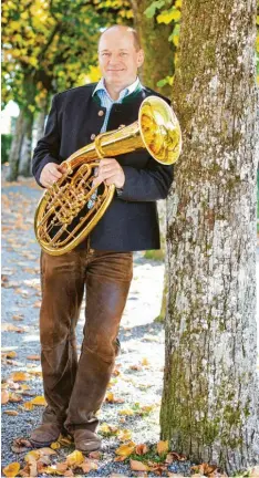  ?? Foto: Isabel Rundel ?? Berthold Schick ist der Stargast des Konzerts der Blaskapell­e Unterthürh­eim am Sonntag, 8. September, um 18 Uhr in der Turnhalle.