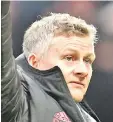  ??  ?? Solskjaer