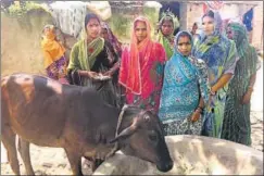  ??  ?? Women members of Srijan Mahila Vikas Sahyog Samiti are a worried lot today, unsure of they will get back the money that they deposited in Srijan ‘bank’