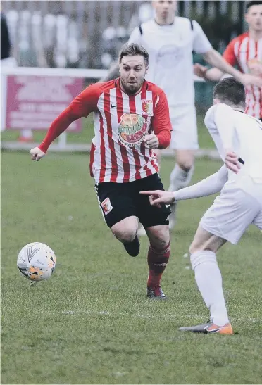  ??  ?? Action from Sunderland RCA’s game against West Auckland Town in the FA Vase.