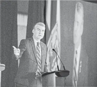  ?? ANDREW VAUGHAN THE CANADIAN PRESS ?? Nova Scotia Premier Stephen McNeil met with the president of the province's teachers union Monday, agreeing to continue talks amid a showdown over proposed education reforms.