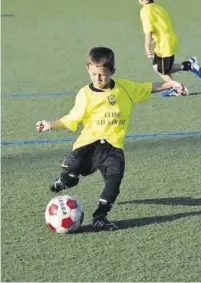  ?? ?? Origen
Lucas Terrer, en sus inicios en el San José.