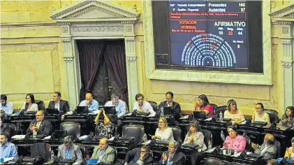  ??  ?? Un ring. Desde el oficialism­o buscan evitar que las sesiones en Diputados sean parte de la puja electoral.