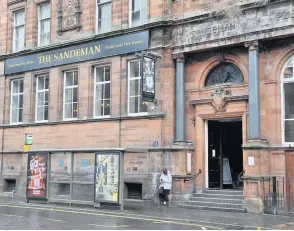  ??  ?? Offer The Sandeman on Kinnoull Street in Perth