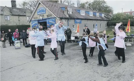  ??  ?? Goathland Plough Stots will be performing their Day of Dance around Goathland village.