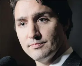  ?? ADRIAN WYLD/The Canadian Press files ?? Liberal Leader Justin Trudeau says the Harper government has deliberate­ly
blurred the line between a real security threat and simple prejudice.