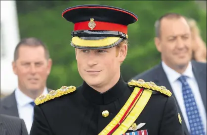  ?? Picture: Gary Browne ?? Prince Harry unveiled the First World War memorial arch in Folkestone in 2014 and is now at the centre of a row within the royal family