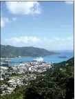  ??  ?? „ Road Town, on Tortola, is the capital of the British Virgin Islands.