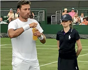  ?? STUFF ?? Artem Sitak reached the quarterfin­als at Wimbledon this year.