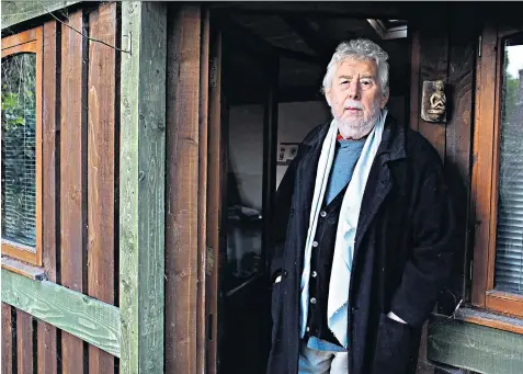  ??  ?? Driven: Composer Harrison Birtwistle in his home studio in Mere, Wiltshire