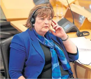  ?? Picture: PA. ?? Economy Secretary Fiona Hyslop said there is still a chance Scotland’s tourism industry can operate again over the summer.
