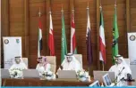  ?? ?? Kuwait University Acting Director opens session, with GCC higher education chief attending. —KUNA photos