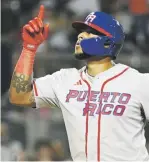  ?? Archivo / carlos giusti ?? El jardinero Nelson Velázquez fue parte de la novena de Puerto Rico en el Clásico Mundial de Béisbol.