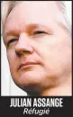  ??  ?? JULIAN ASSANGE Réfugié