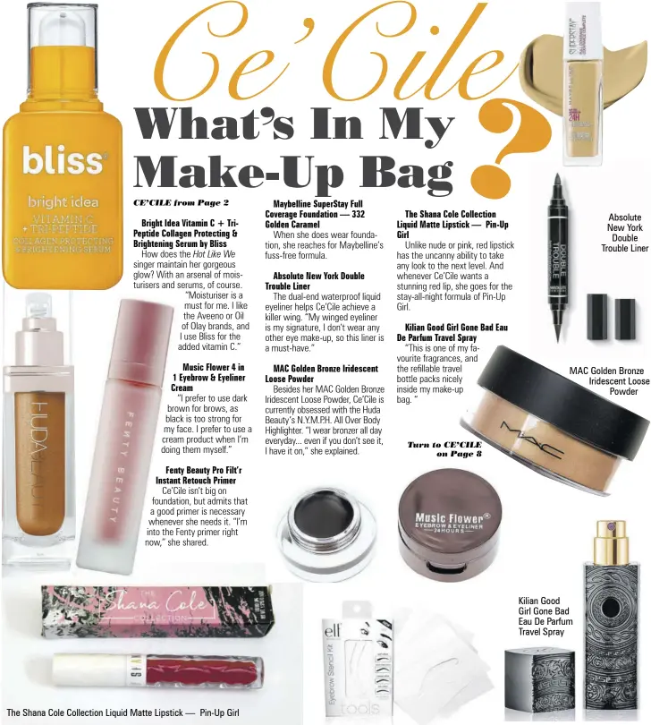 Ce'cile ? What's In My Make-up Bag - PressReader