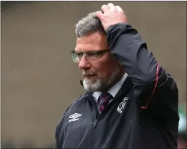  ??  ?? Little was shown of Craig Levein’s tumultuous start to last season