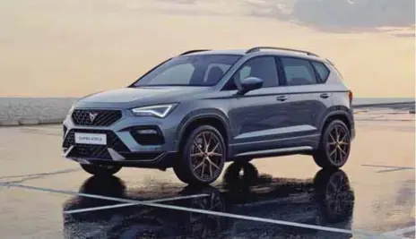  ?? / FOTOS CUPRA ?? Propuesta. Cupra Ateca 2021 mide 4,386 mm de largo; 1,613 mm de alto y 1,841 mm de ancho.
1
2