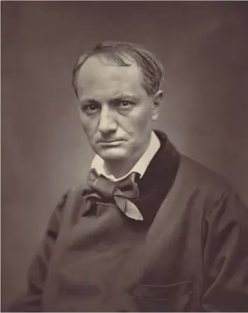 ??  ?? 1. Charles Baudelaire, c. 1863, Etienne Carjat (1828–1906), woodburyty­pe, 23.1 × 18.1cm. Metropolit­an Museum of Art, New York