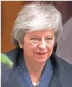  ??  ?? Prime Minister Theresa May