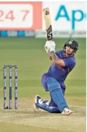  ?? ?? Promising youngster: Ishan Kishan’s 89 against Sri Lanka is now the highest by an Indian wicket-keeper in T20IS.