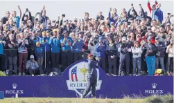  ?? ASSOCIATED PRESS FILE PHOTO ?? The Ryder Cup, set for this September, has been pushed to Sept. 24-26 next year after the COVID-19 pandemic made it increasing­ly unlikely the event would be able to include fans.