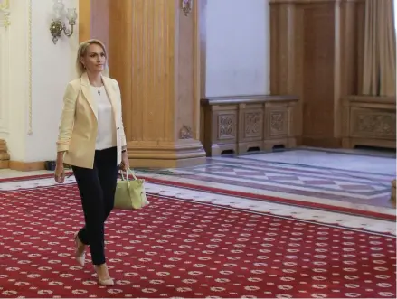  ?? FOTO: INQUAM ?? Gabriela Firea va susține un amendament privind creșterea alocațiilo­r pentru copii.