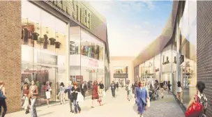  ??  ?? FAILED: An artist’s impression of the proposed £90m Silk Street plan