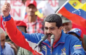  ??  ?? UMengameli waseVenezu­ala uMnu uNicholas Maduro