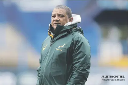  ?? Picture: Gallo Images ?? ALLISTER COETZEE.