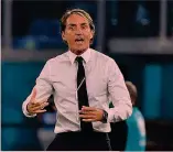  ?? EPA ?? Il c.t. azzurro
Roberto Mancini, 56 anni, c.t. della nazionale dal 14 maggio 2018