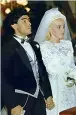 ?? (Ap) ?? La prima
È il 7 novembre 1989: Diego Maradona sposa a Buenos Aires Claudia Villafane, che gli ha già dato le due figlie Dalma e Giannina