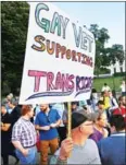  ?? PAUL J RICHARDS/AFP ?? Protesters rally in front of the White House in Washington, DC, on July 26.