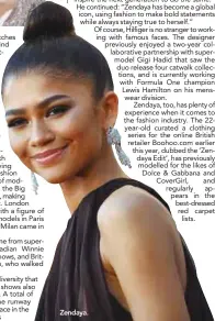  ??  ?? Zendaya.