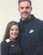  ??  ?? ‘Precious’: Megan Newton, main picture and left with Stoke City star Jack Butland