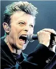  ?? Foto: Reuters ?? Muzikant, skladatel a herec David Bowie.