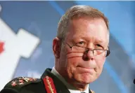  ?? FRED CHARTRAND / THE CANADIAN PRESS ?? The office of the Chief of Defence Staff Gen. Jonathan Vance was warned that the failure to disclose documents under access laws could be “potentiall­y unlawful.”