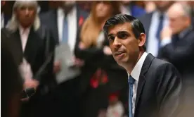  ?? Photograph: Jessica Parker/Parliament ?? ‘Party leaders tend to point to everything they’ve achieved so far, before asking voters for more time to finish the job. Rishi Sunak has two problems with this.’