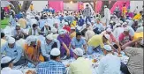  ??  ?? ▪ Roza iftar in Bhadoura, Malihabad by.Ashar Khan wherein he distribute­d sewing machines to women and books to children and also got a water cooler installed in a school .