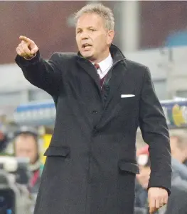  ?? ANSA ?? Sinisa Mihajlovic, 46 anni, allenatore del Milan