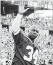  ?? ASSOCIATED PRESS FILE PHOTO ?? Thurman Thomas is the third Bills player to have his number retired.