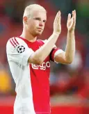  ?? GETTY ?? Davy Klaassen, 22 anni, 7 gol nell’Ajax