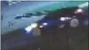  ?? ?? East Haven police are asking for the public’s help in identifyin­g a blue vehicle that was at the site of a shooting at Rumba Cafe Bar and Lounge on Sunday, around 1:10 a.m.