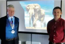  ??  ?? Tom Way visited the Wokingham PROBUS Club to share some of his wildlife photos